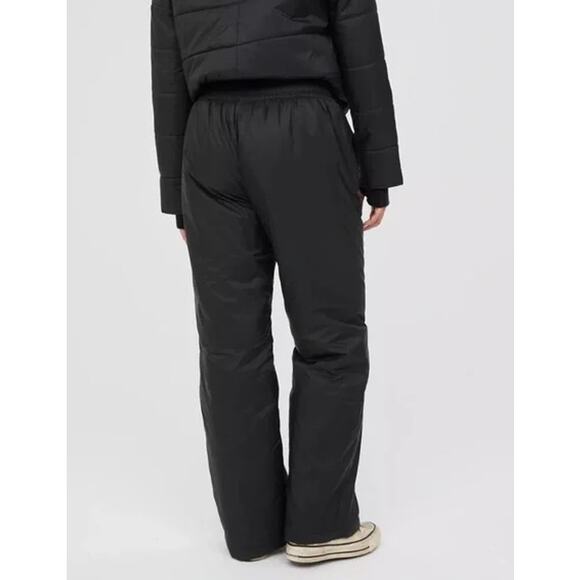 NWT NEW Aerie Chillside Offline Snow Pants Black Puffer Women's Size Large - Picture 2 of 2